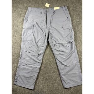 American Eagle Parachute Cargo Pants Mens XXL Nylon Baggy Y2K Skater Paratrooper